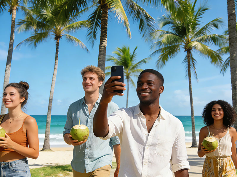 Foreigners visiting Hainan